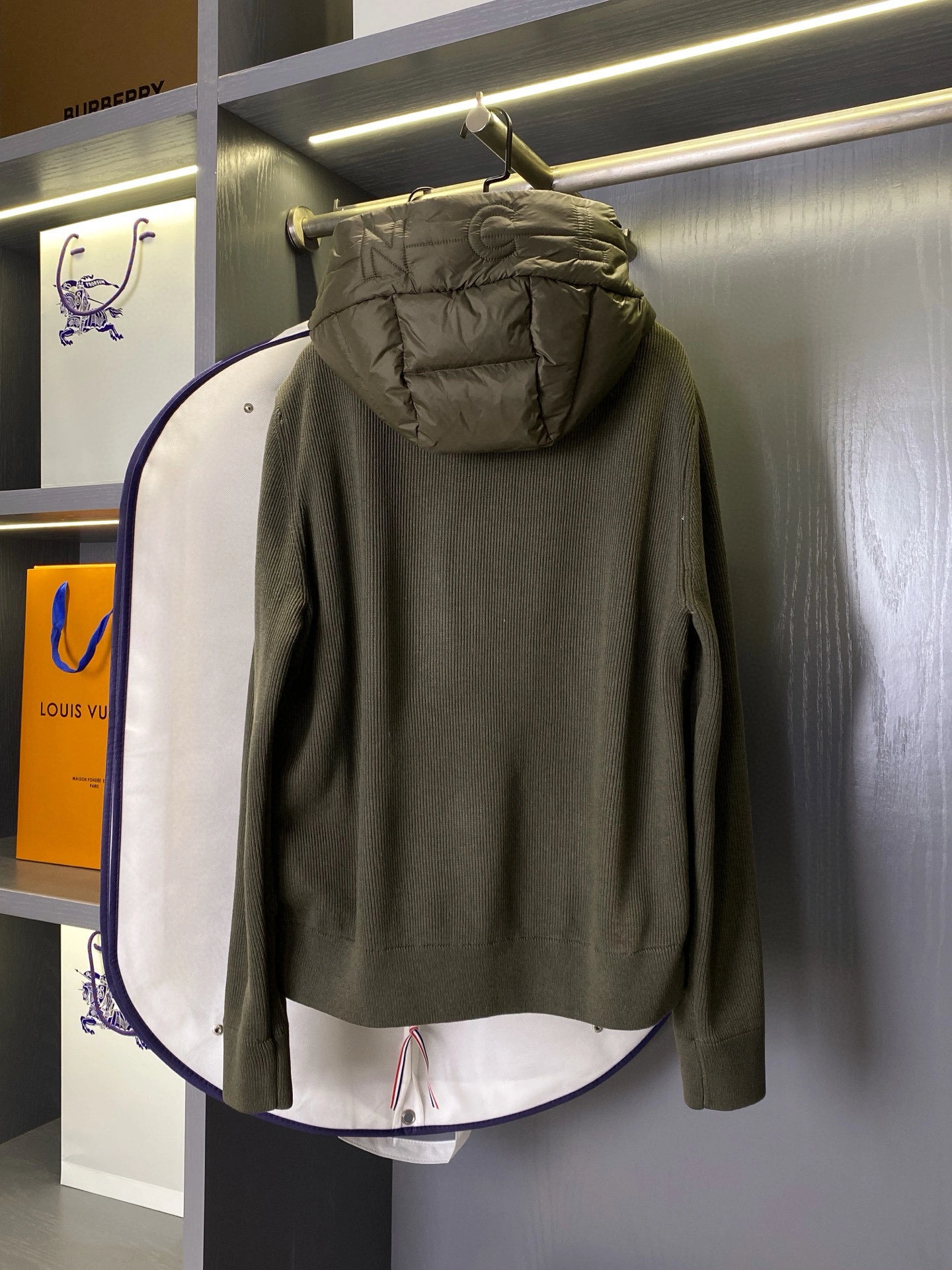 wg.luxury-- 7o9385r Down jacket white goose down wool 3colour item: E-F020J0560-3H